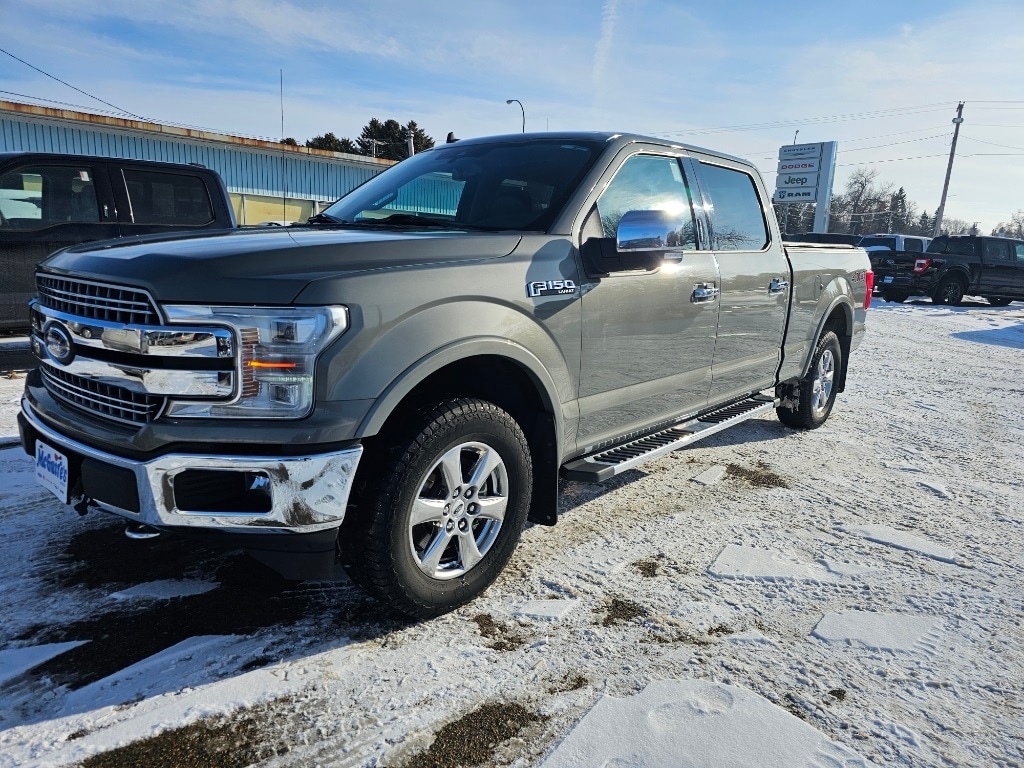 Used 2019 Ford F-150 Lariat with VIN 1FTFW1E43KKC98478 for sale in Minot, ND