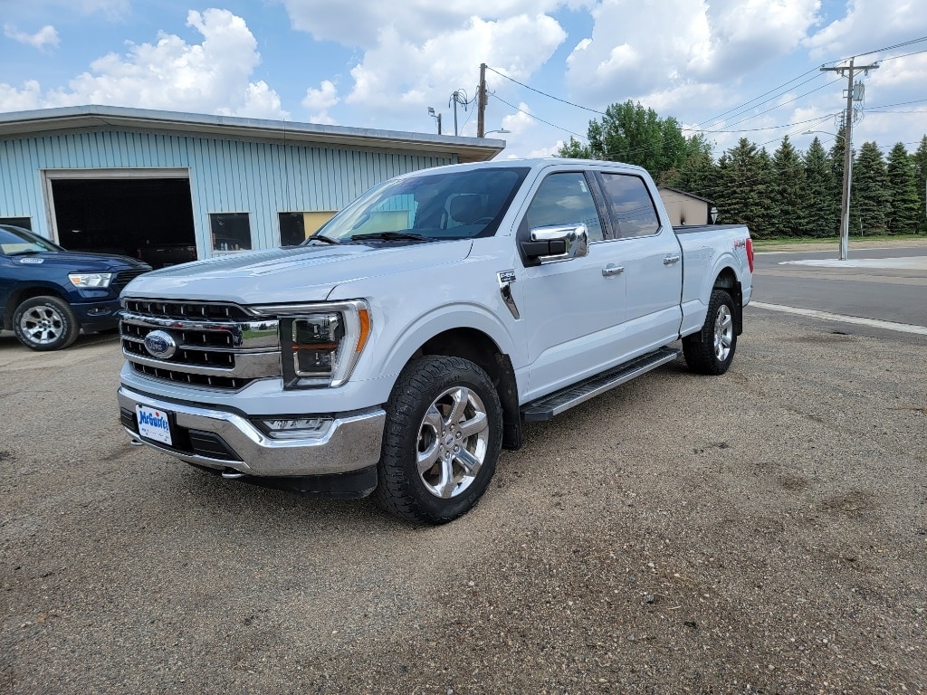 Used 2021 Ford F-150 Lariat with VIN 1FTFW1E87MKD62334 for sale in Minot, ND