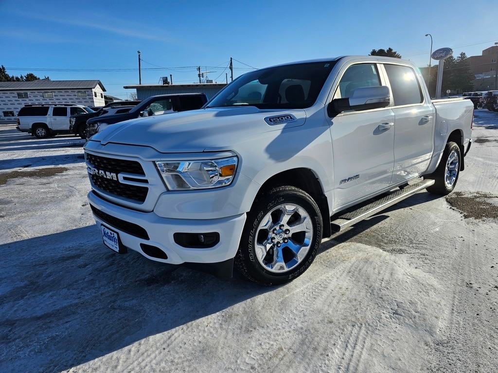 Used 2022 RAM Ram 1500 Pickup Big Horn/Lone Star with VIN 1C6SRFFT5NN406179 for sale in Minot, ND