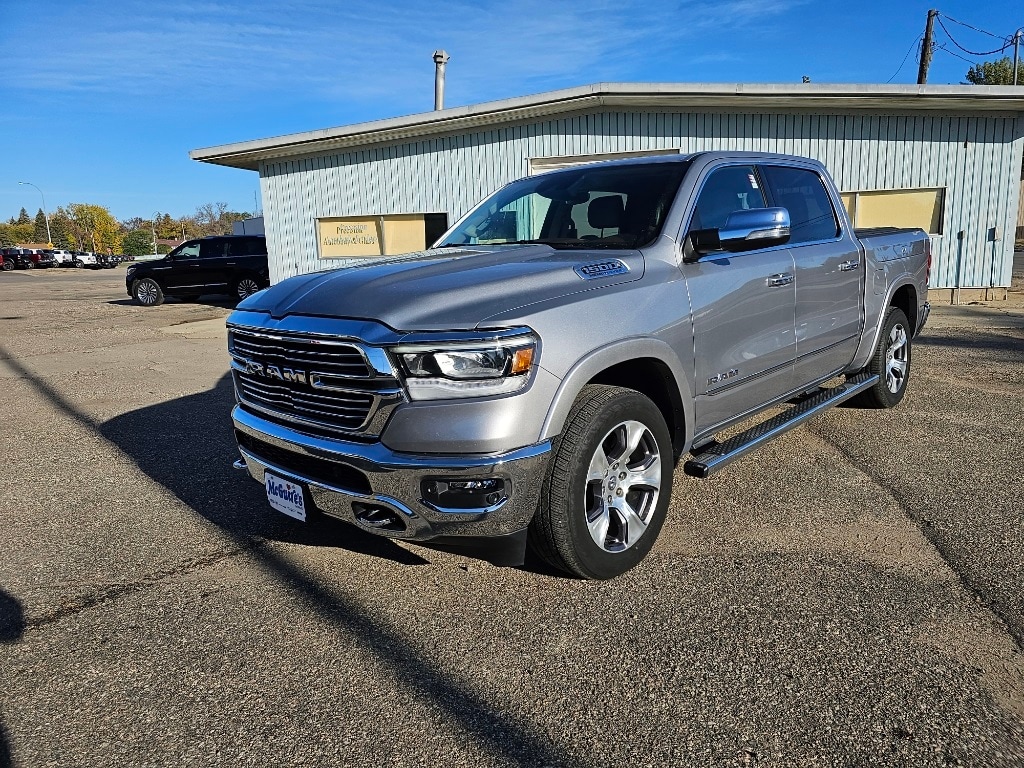 Used 2021 RAM Ram 1500 Pickup Laramie with VIN 1C6SRFJT0MN565326 for sale in Minot, ND