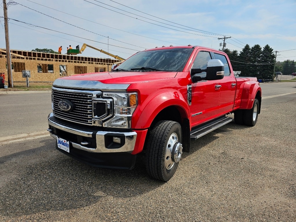 Used 2022 Ford F-450 Super Duty Lariat with VIN 1FT8W4DT3NEC64790 for sale in Minot, ND