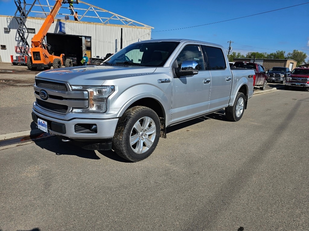 Used 2019 Ford F-150 Platinum with VIN 1FTEW1E44KFC09702 for sale in Minot, ND