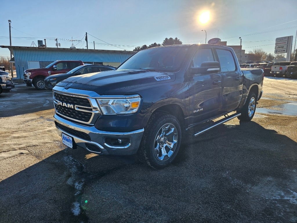 Used 2022 RAM Ram 1500 Pickup Big Horn/Lone Star with VIN 1C6RRFFG2NN288187 for sale in Minot, ND