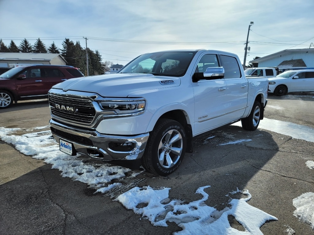 Used 2021 RAM Ram 1500 Pickup Limited with VIN 1C6SRFHT1MN592377 for sale in Minot, ND