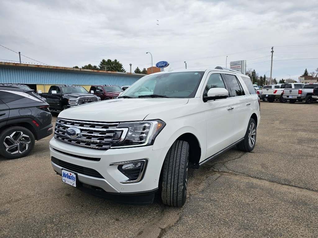 Used 2021 Ford Expedition Limited with VIN 1FMJU2AT2MEA04990 for sale in Minot, ND