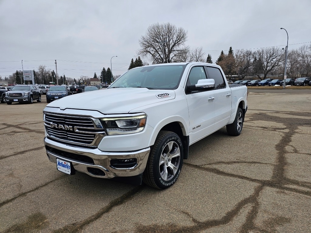 Used 2022 RAM Ram 1500 Pickup Laramie with VIN 1C6SRFJM1NN362746 for sale in Minot, ND