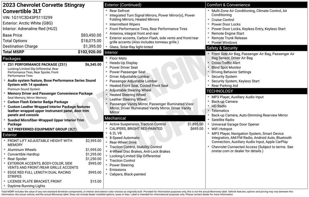 2023 Chevrolet Corvette 3LT - Photo 59