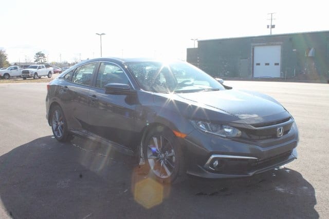 Used 2021 Honda Civic EX-L with VIN 19XFC1F76ME209493 for sale in Bay City, MI