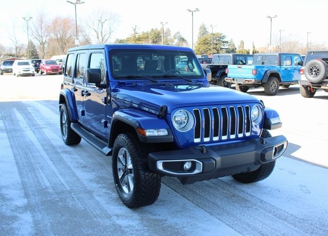 Used 2018 Jeep All-New Wrangler Unlimited Sahara with VIN 1C4HJXEG2JW249901 for sale in Bay City, MI