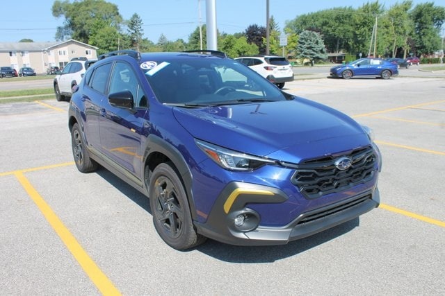 Used 2024 Subaru Crosstrek Sport with VIN 4S4GUHF65R3747744 for sale in Bay City, MI