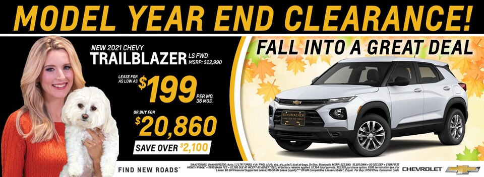 Monthly Lease Specials | Schumacher Chevrolet of Boonton