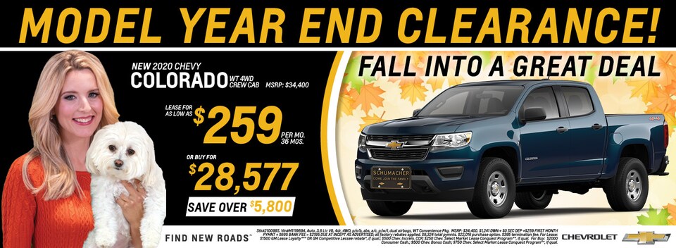 Monthly Lease Specials | Schumacher Chevrolet of Boonton