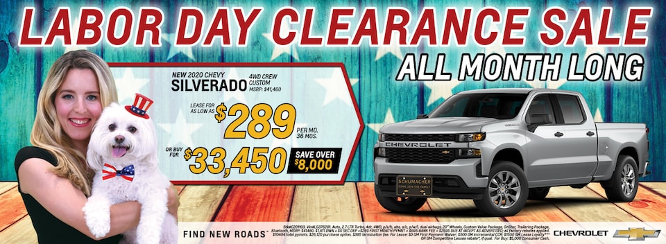 New Vehicle Specials | Schumacher Chevrolet of Clifton