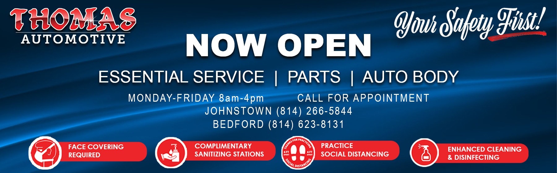 Thomas Autobody New Collision Dealership in Johnstown, PA