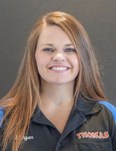 Staff member Morgan Fink from ba302699072b