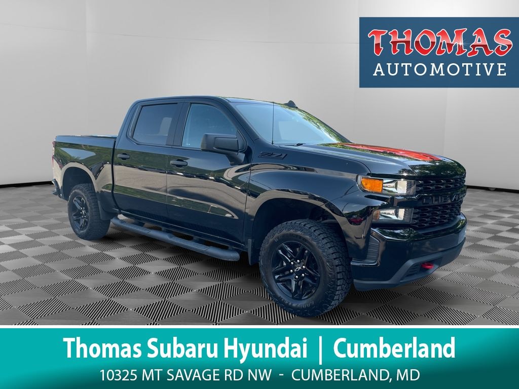Used 2021 Chevrolet Silverado 1500 Custom Trail Boss Truck Crew Cab