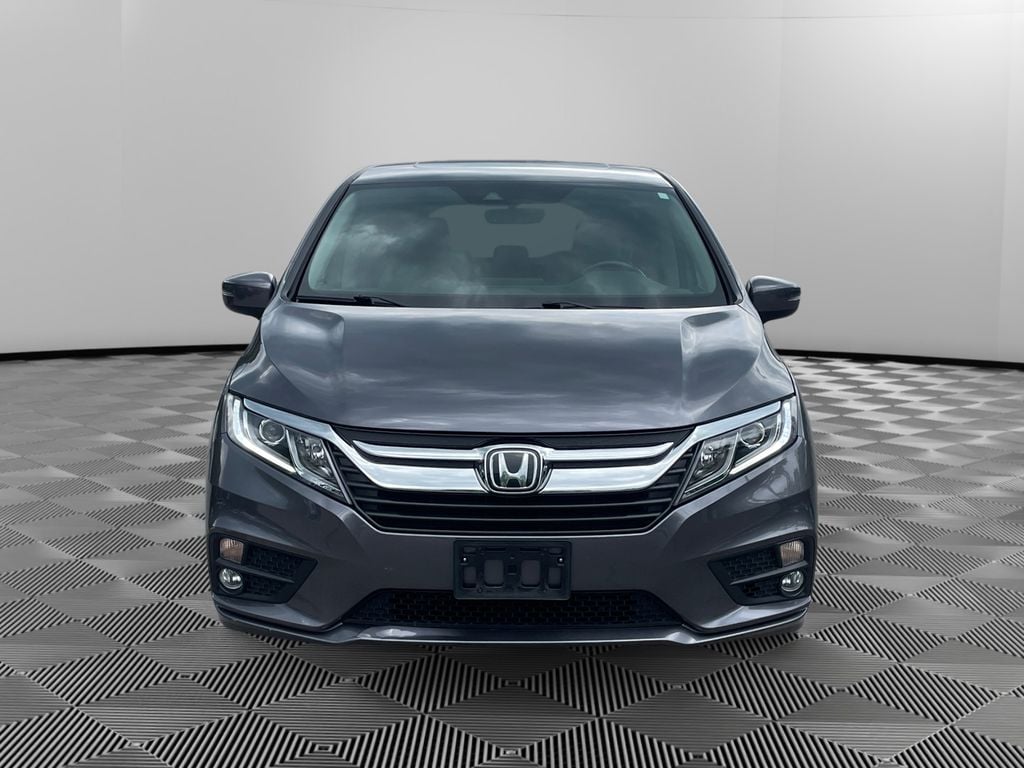 Used 2018 Honda Odyssey EX-L with VIN 5FNRL6H77JB080855 for sale in Corriganville, MD