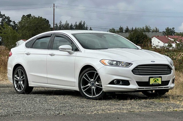 Used 2016 Ford Fusion Titanium with VIN 3FA6P0D90GR116412 for sale in Aumsville, OR