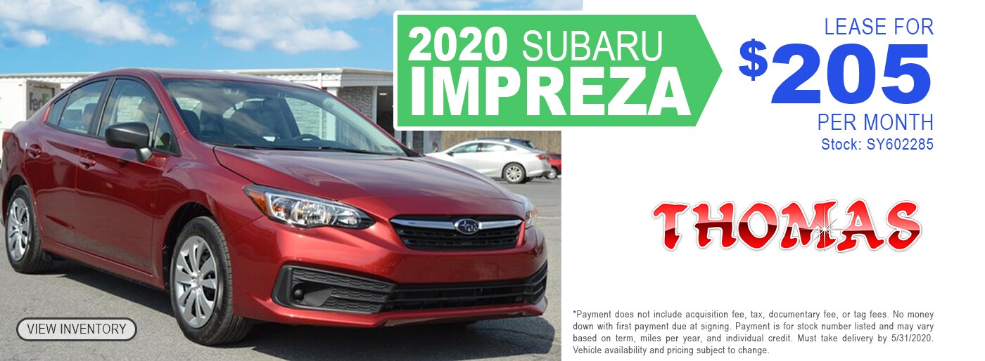 New Subaru & Used Car Dealer in Bedford, PA Thomas Subaru