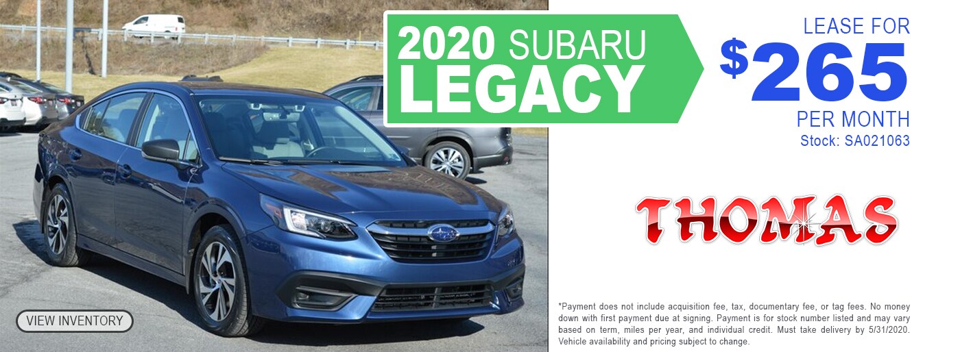 New Subaru & Used Car Dealer in Bedford, PA Thomas Subaru