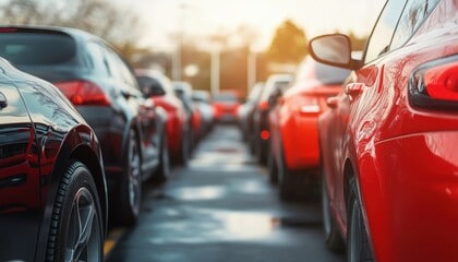  Person cheerfully signing documents.