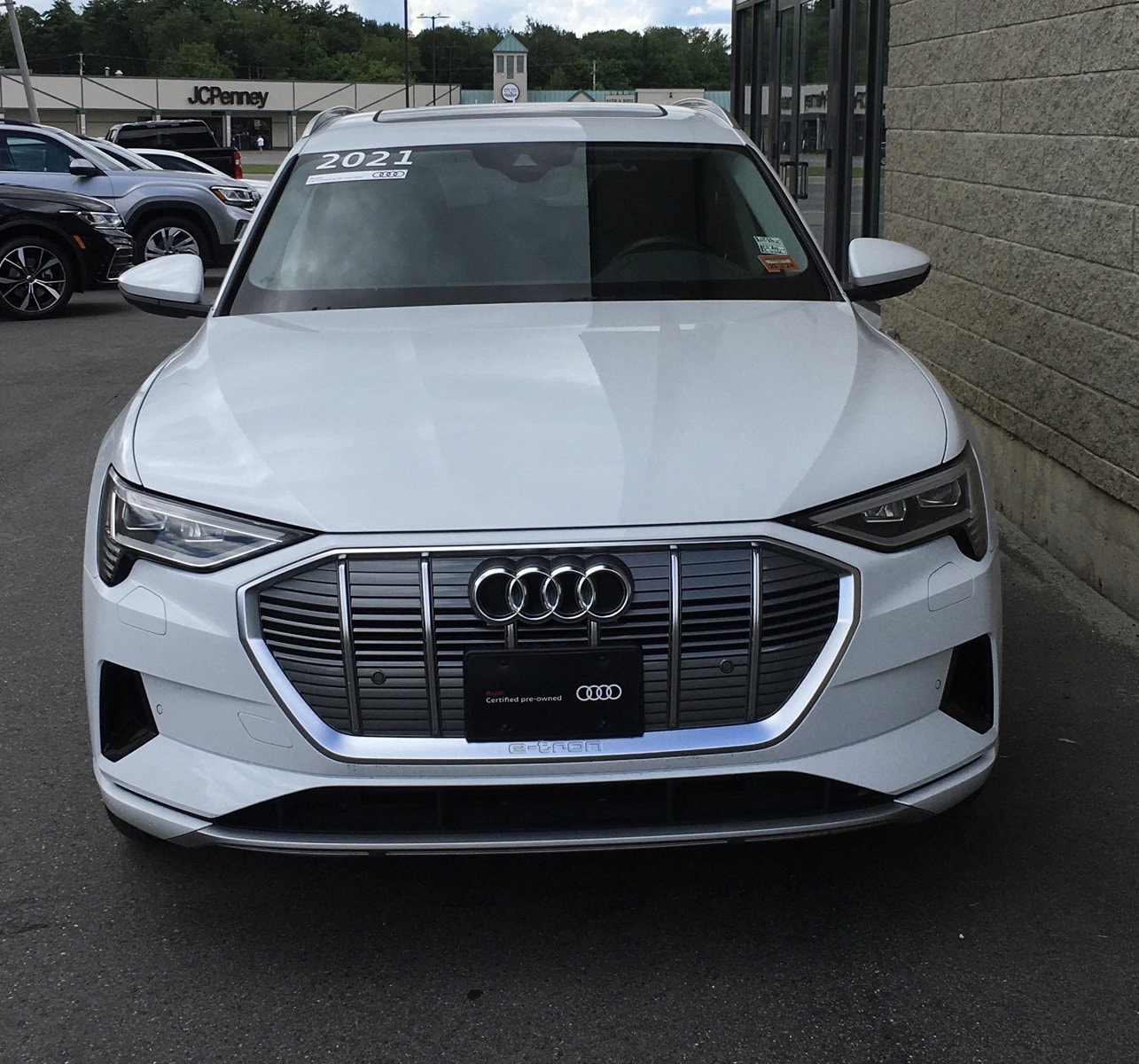 Certified 2021 Audi e-tron Premium with VIN WA1AAAGE8MB025421 for sale in Waterville, ME