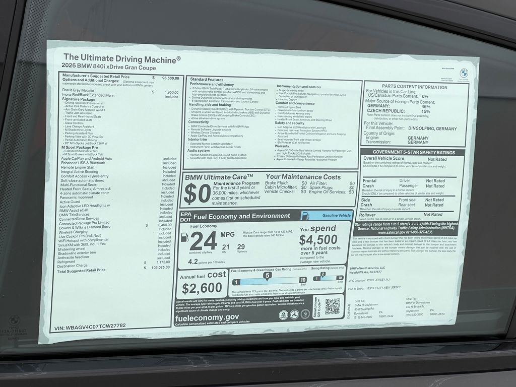 2026 BMW 8 Series 840i - Photo 22