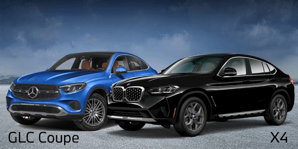 2025 BMW X4 vs. Mercedes-Benz GLC Coupe