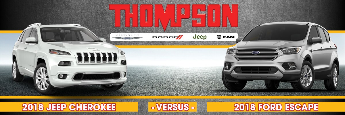 2018 Ford Escape vs. 2018 Jeep Cherokee Near Essex, MD ... 2018 Ford Escape vs.
