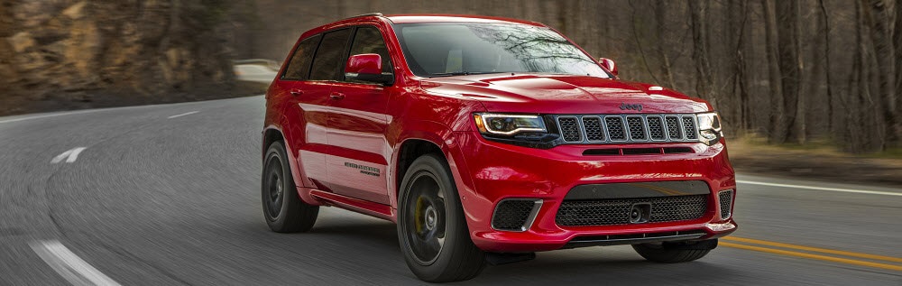 Jeep Grand Cherokee Trackhawk Driving on Road