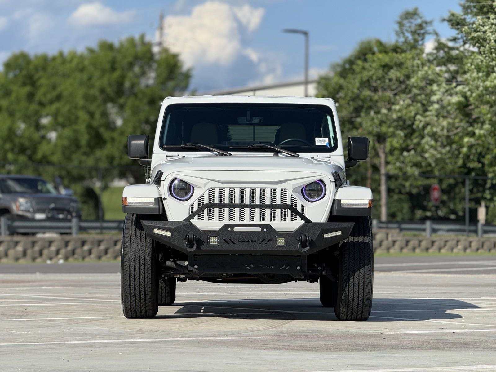 Used 2022 Jeep Wrangler Unlimited Sahara with VIN 1C4HJXEG2NW112334 for sale in Raleigh, NC