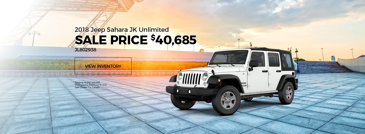 New & Used Chrysler Dodge Jeep Ram Thompsons Family of Dealerships