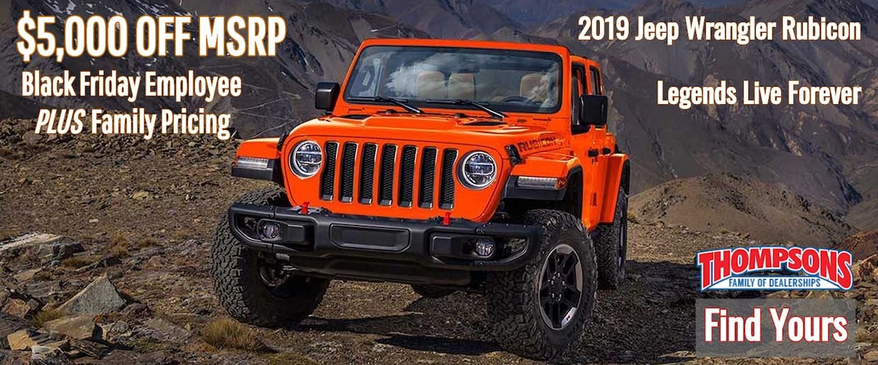 Find Your Dream car at Thompsons Chrysler Dodge Jeep Ram