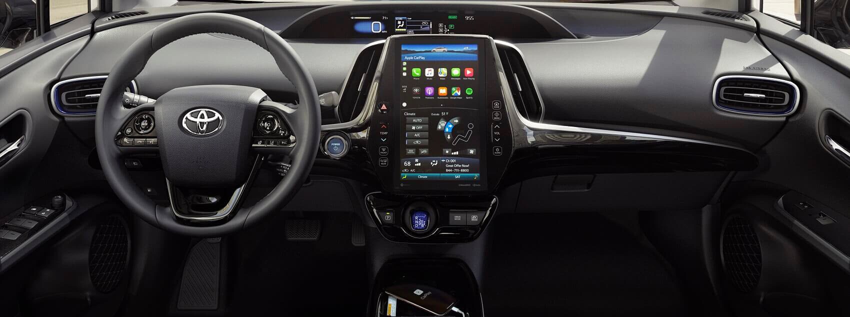 Toyota Prius with Apple CarPlayĀ® Technology