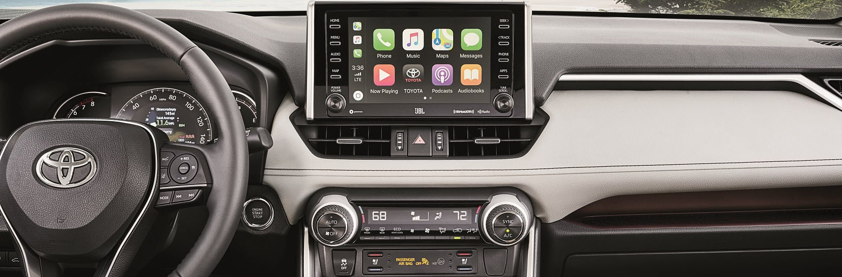 Toyota RAV4 with Apple CarPlay® Technology