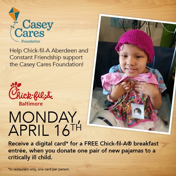 Casey Cares Pajama Drive
