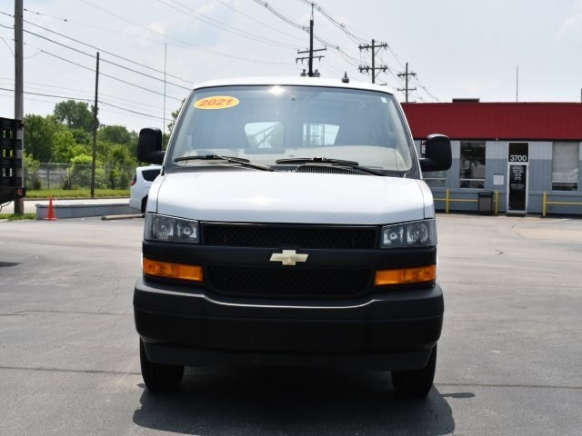Used 2021 Chevrolet Express Cargo Work Van with VIN 1GCWGAFPXM1210623 for sale in Dale, IN
