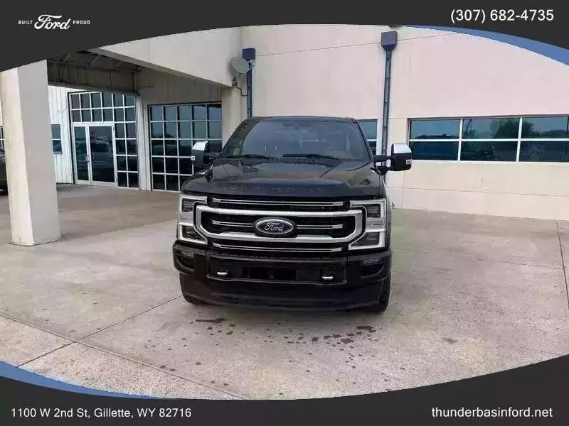 Used 2021 Ford F-350 Super Duty Platinum with VIN 1FT8W3BT9MED83195 for sale in Gillette, WY