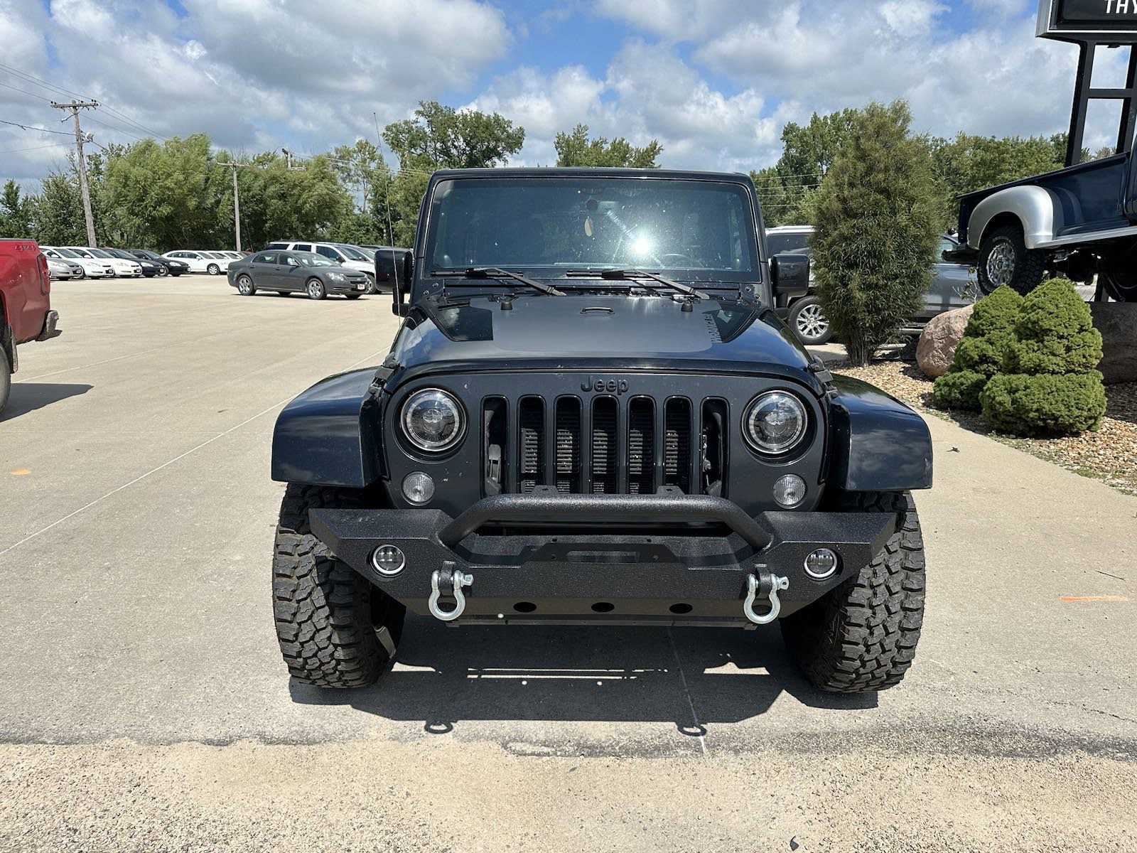 Used 2014 Jeep Wrangler Unlimited Sahara with VIN 1C4BJWEGXEL327719 for sale in Blairstown, IA