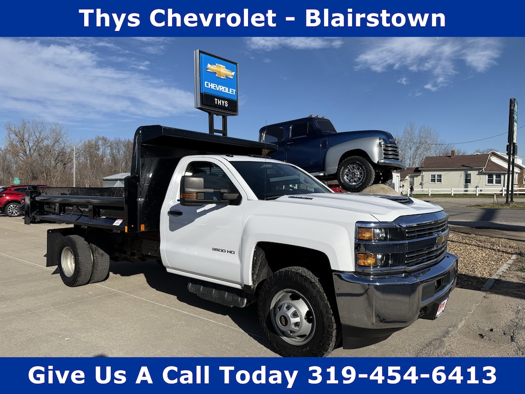 Used 2018 Chevrolet Silverado 3500HD Work Truck 4WD Reg Cab 162 WB, 83.58 CA WT