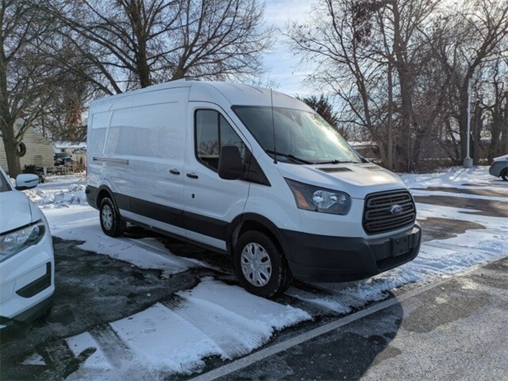 Used 2019 Ford Transit-250 Base w/Sliding Pass-Side Cargo Door Van Medium Roof Cargo Van