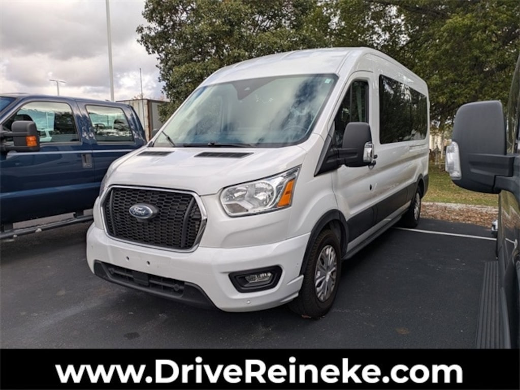 Certified 2022 Ford Transit-350 Passenger  Wagon Medium Roof Van