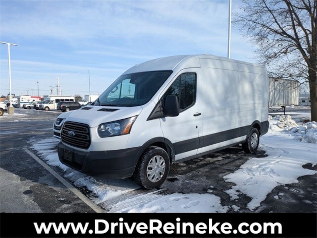 Used 2019 Ford Transit-250 Base w/Sliding Pass-Side Cargo Door Van Medium Roof Cargo Van