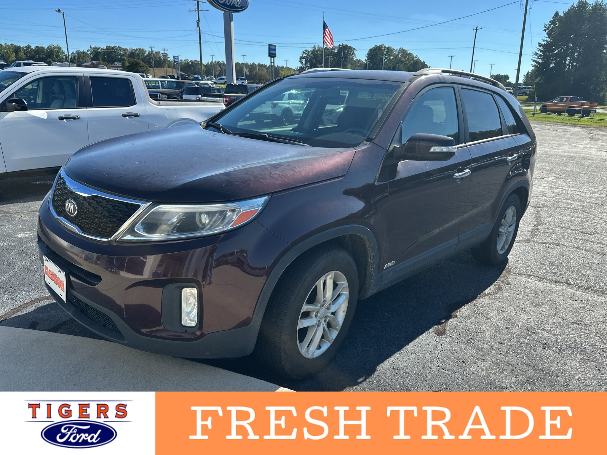 Used 2015 Kia Sorento LX with VIN 5XYKTCA65FG571765 for sale in West Union, SC