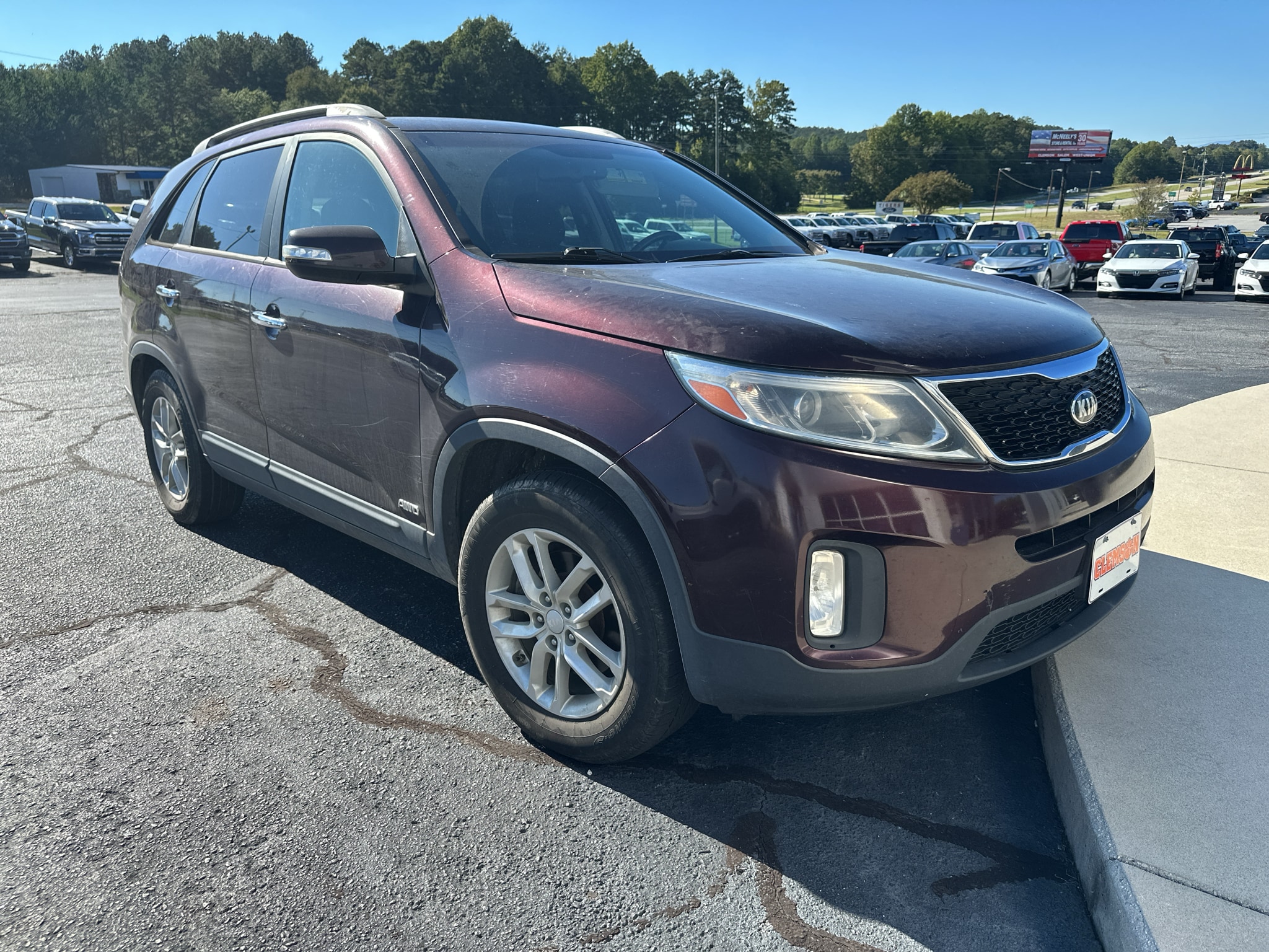 Used 2015 Kia Sorento LX with VIN 5XYKTCA65FG571765 for sale in West Union, SC