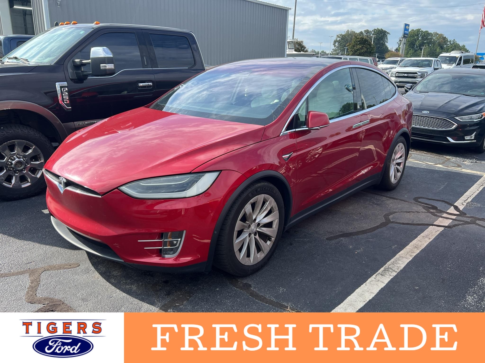 Used 2018 Tesla Model X 100D with VIN 5YJXCBE25JF139524 for sale in West Union, SC