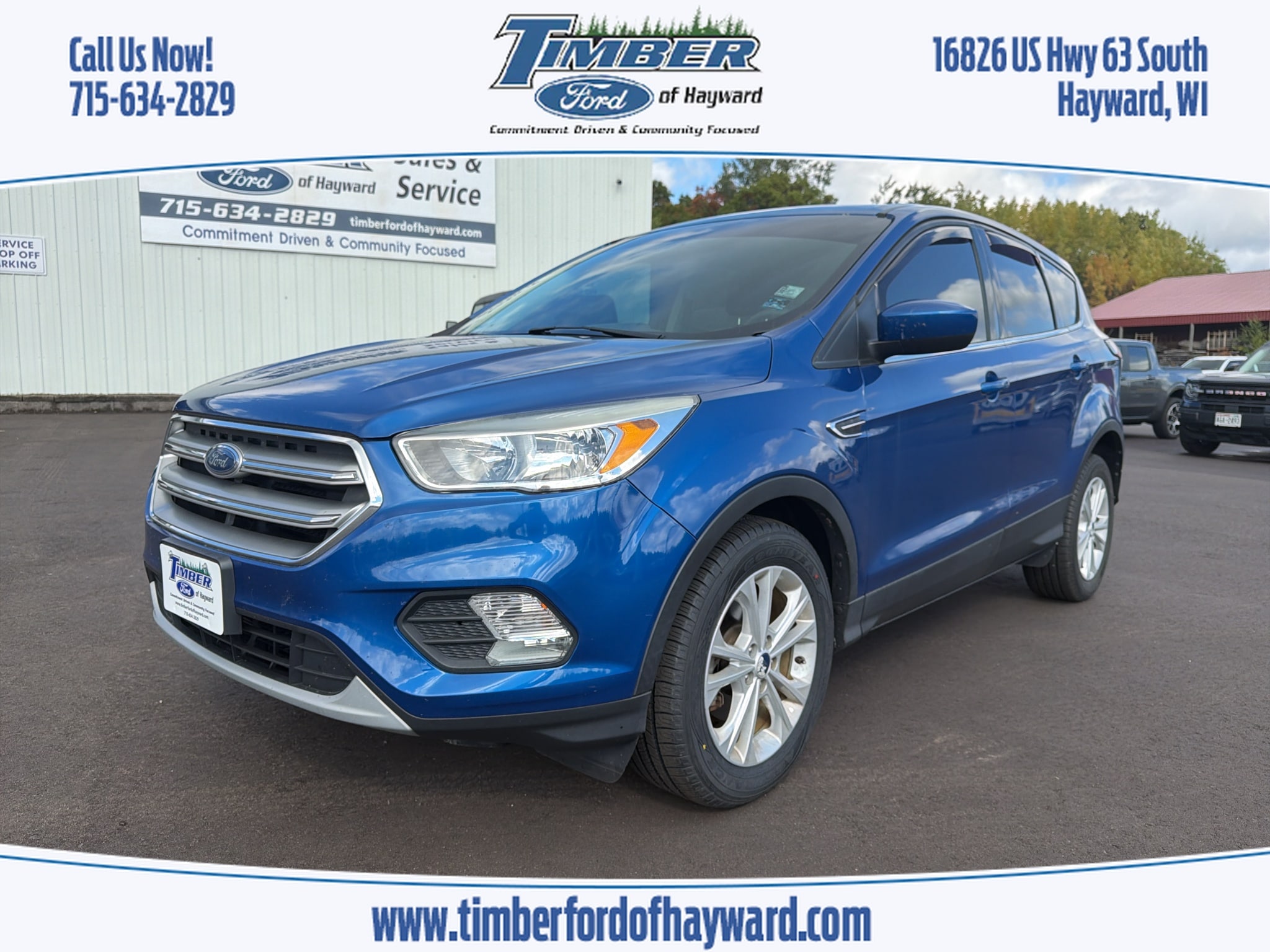 Used 2017 Ford Escape SE with VIN 1FMCU0GD1HUC74527 for sale in Hayward, WI