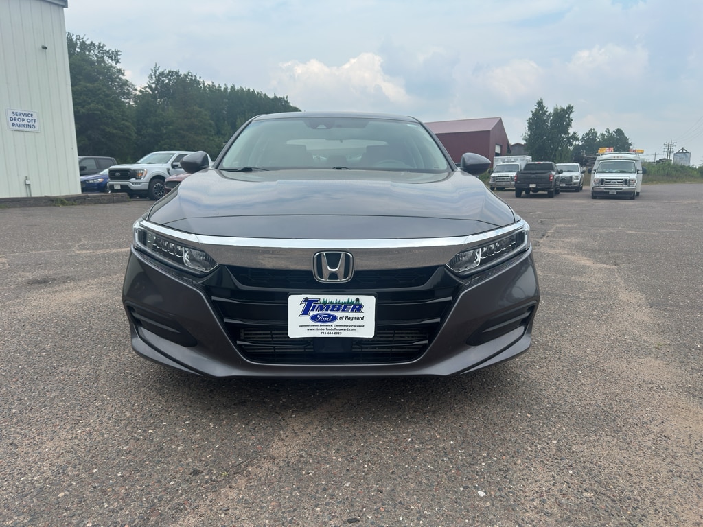 Used 2018 Honda Accord LX with VIN 1HGCV1F1XJA095927 for sale in Hayward, WI