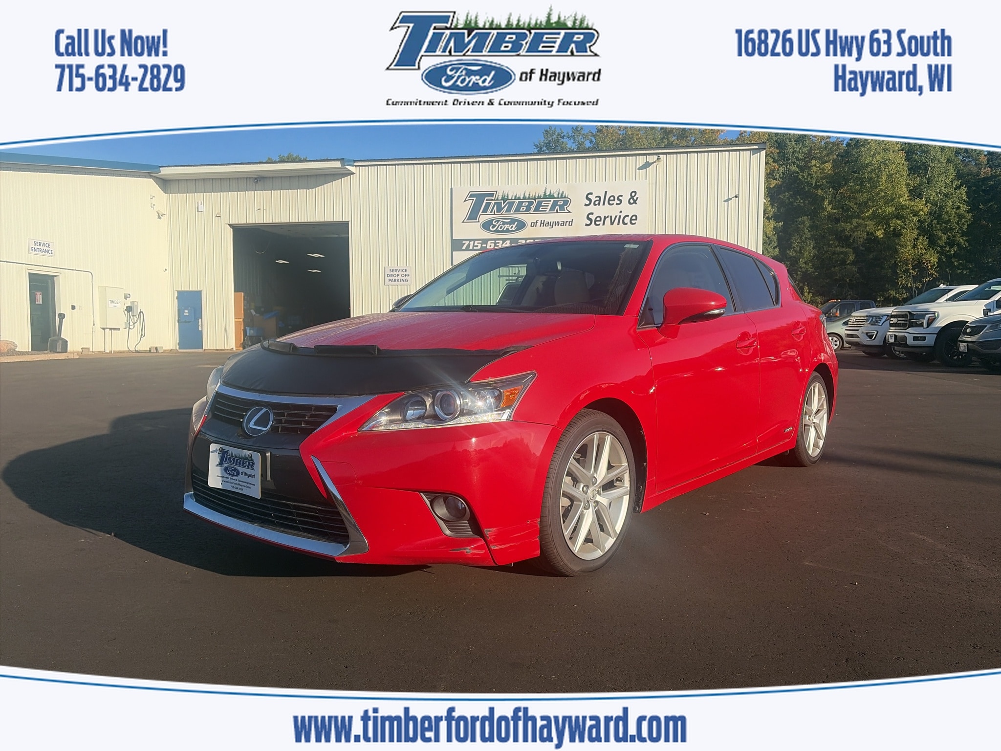 Used 2016 Lexus CT Base with VIN JTHKD5BH0G2263972 for sale in Hayward, WI