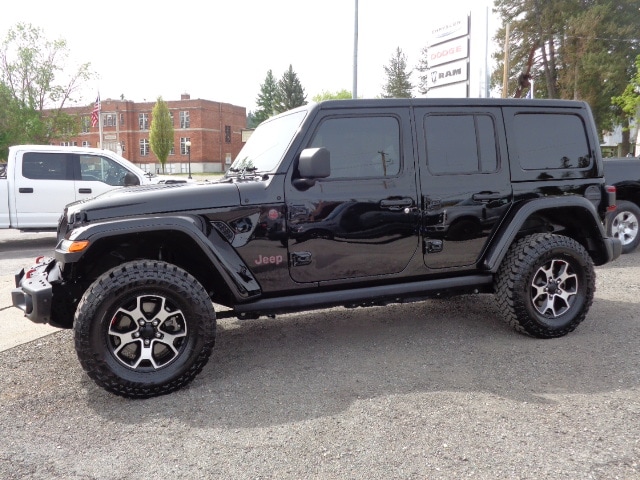 Used 2021 Jeep Wrangler Unlimited Rubicon with VIN 1C4JJXFM3MW733313 for sale in Libby, MT